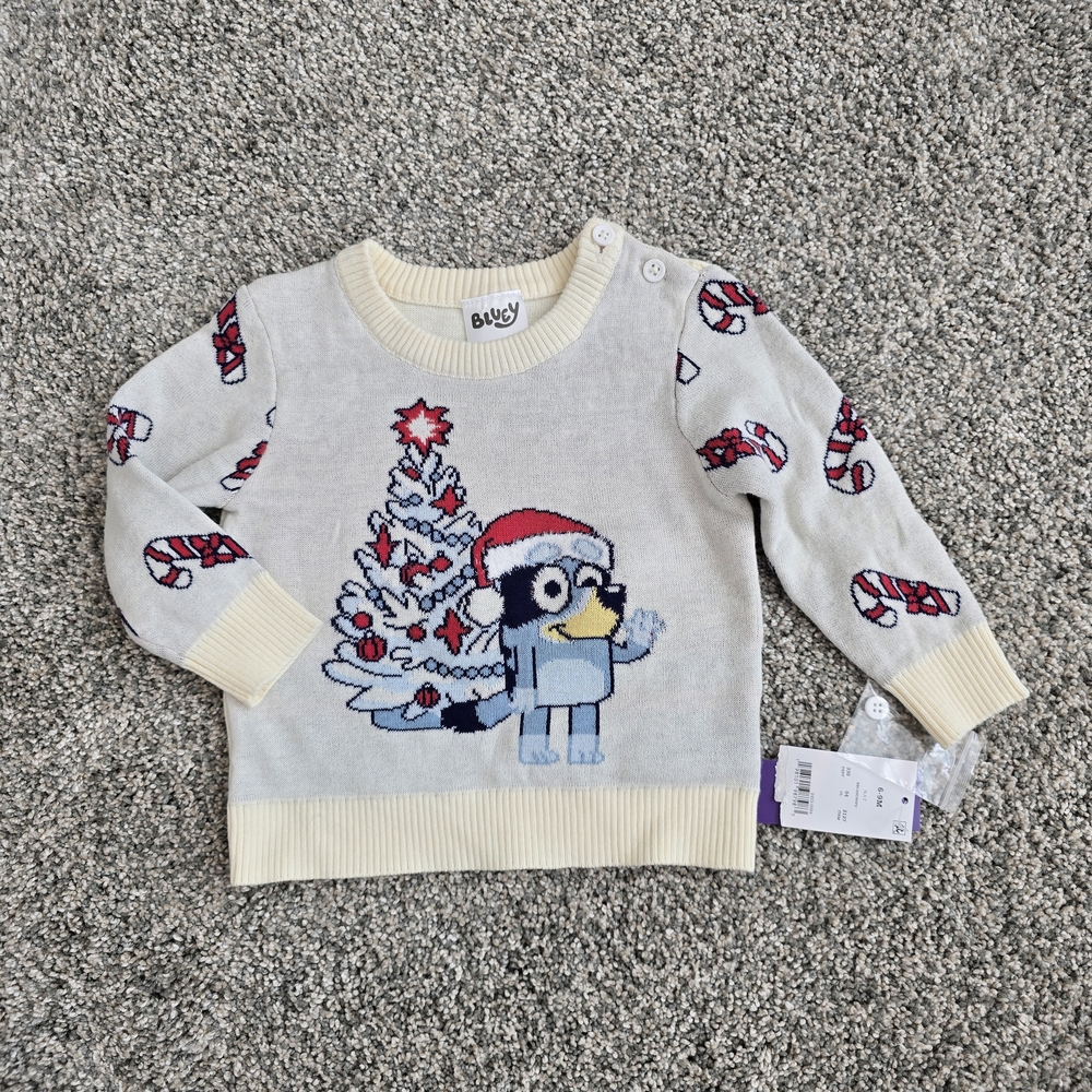 Kids Festive Sweater with Cartoon Design